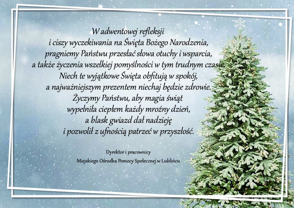 Życzenia świąteczne